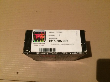 ШЕСТЕРНЯ ЗАДНЕГО ХОДА ПРОМЕЖУТОЧНАЯ